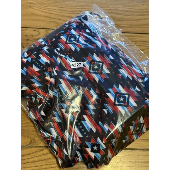 LuLaRoe Carly Hi-Lo Dress Colorful Geometric Pattern Size XS Loungewear NWT - Picture 13 of 13